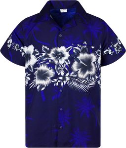 Free Shipping Summer Breathable Knitted Hawaiian <strong>Shirt</strong> for <strong>Men</strong> <strong>Funky</strong> Casual Button Very Loud Shortsleeve Unisex Flower Chest - Product Image 1