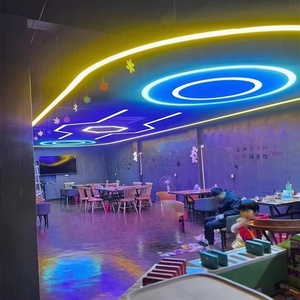 Lampes de table de <span class=keywords><strong>billard</strong></span> modernes éclairage linéaire connectable en aluminium pour salle d'activité salle de jeux <span class=keywords><strong>billard</strong></span> rectangle lumière LED - Product Image 3