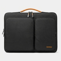 Sac de transport pour ordinateur portable avec logo personnalisé, étanche, anti-rayures, avec fermeture éclair, pochette de voyage professionnelle