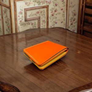 Boshiho Genuine Italian Leather Short Trifold <b>Wallet</b> Lining Money Clip Credit Card Holders <b>RFID</b> <b>Blocking</b> Multi-Function Vintage - Product Image 3