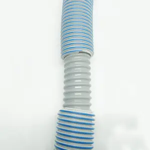 I pezzi di ricambio della piscina da 1.5 pollici forniscono il tubo flessibile del tubo del vuoto dell'aspirapolvere a prova di frantumazione retrattile espandibile in pvc con polsino girevole