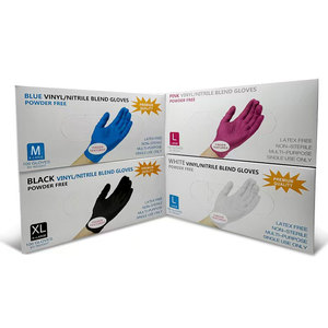 Gants de protection jetables en nitrile <span class=keywords><strong>noir</strong></span> composite, épais et durables, de qualité <span class=keywords><strong>alimentaire</strong></span>, pour la beauté, la restauration et l'usage domestique, vente en gros - Product Image 2