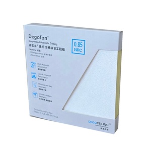 Fabrication de dalles acoustiques pour <span class=keywords><strong>plafond</strong></span> avec système de grille suspendue, dalles professionnelles T24, matériaux de construction, 600*600mm, suspension - Product Image 1