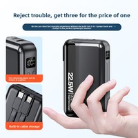 Power Bank Mini Portabel 20000mAh Pengisian Cepat Adaptor Perjalanan Mobile dengan Ukuran Sendiri Grosir Power Bank dengan Stopkontak AC untuk PC