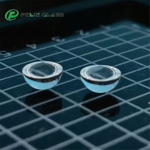 FELIX en quartz de silice fondue, demi-sphère, lentille en forme de demi-sphère, diamètres 1mm 2mm 3mm 4mm 5mm - Product Image 4