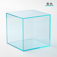 Tirelire en plastique acrylique transparent personnalisée Glosense, boîte à économies à briser pour adultes et enfants, modèle Glosense
