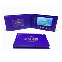 Brochure vidéo LCD 4.3 pouces personnalisée 4.3 "affichage LCD vidéo carte-cadeau numérique Brochure publicitaire marketing avec kits d'accessoires
