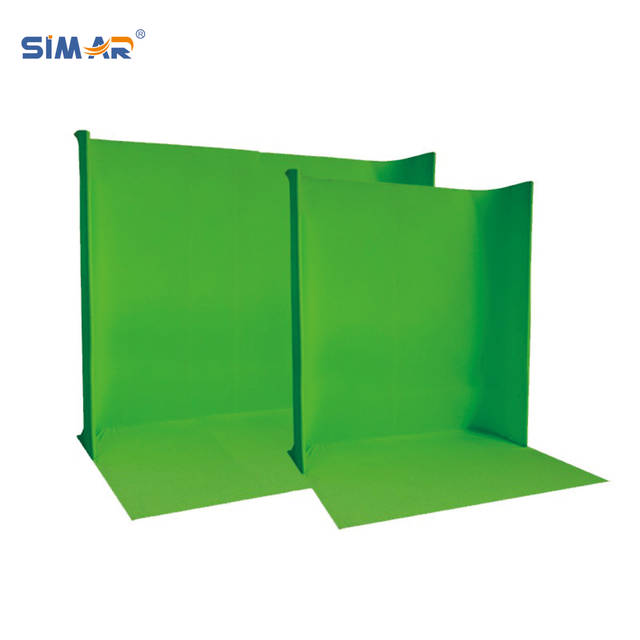 YouTube Studio Chroma Key Green Screen 100% Cotton Muslin Anti-Wrinkle Design for Factory Supply OEM ODM