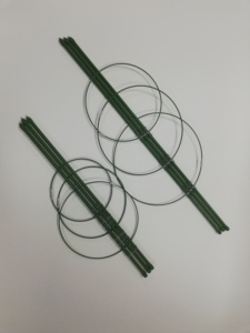 Piquet <span class=keywords><strong>de</strong></span> jardin en métal durable avec revêtement en plastique-<span class=keywords><strong>support</strong></span> pour plantes d'extérieur robuste et résistant aux intempéries - Product Image 6