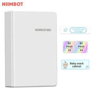 NiiMbot B18 mini Impresora inalámbrica de etiquetas de transferencia térmica de color para el hogar