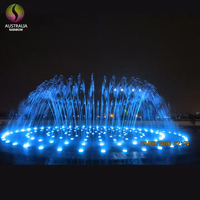 Fuente Seca Musical para Exteriores Controlada por Computadora con Luces LED de Colores para Decoración de Plazas