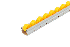 סיטונאי גיום סלילת רולר מסלול מסוע עבור מדפי אחסון חומר/מסילות זרימה אלומיניום/מסלול רולר שקופיות - Product Image 5