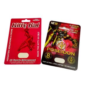 Steife Rox <span class=keywords><strong>Male</strong></span> Enhancement Pill Verpackungs boxen und Hammer Stroke Blister karten Box Capsule Blister Verpackung - Product Image 4