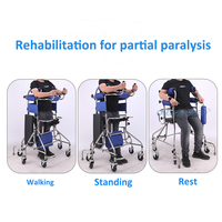 Exosquelette d'entraînement pour instruments électroniques, membre inférieur, levage de la jambe, pliable, fonction de freinage, acier inoxydable, capacité de 100 kg, réglable