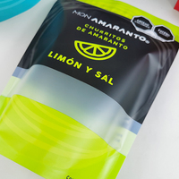 Sachet Doypack Personnalisé Imprimé avec Fermeture Éclair, Emballage Alimentaire en Plastique de Qualité Alimentaire pour Snacks, Céréales et Bâtonnets d'Amarante