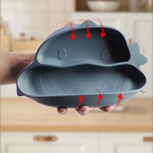 Ensemble d'alimentation pour <span class=keywords><strong>bébé</strong></span> en silicone sans BPA, vente chaude, vaisselle d'apprentissage, assiette en silicone, bol, bavoir, gobelet, collation, 0-12 <span class=keywords><strong>mois</strong></span> - Product Image 5