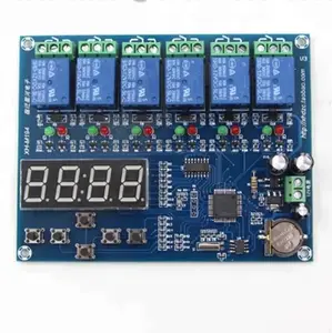 XH-M194 time relay control module multi-channel timing module 5 way relay time control panel
