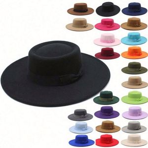 Sombrero de Fieltro de Lana Sintética de Buena Calidad y Económico, Unisex, Personalizado 2021, Sombreros para Mujer, Sombreros Fedora Boraslino para Hombre - Product Image 1