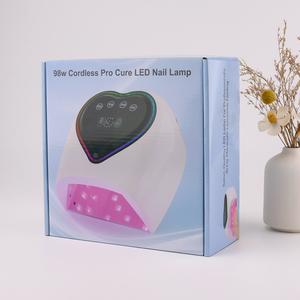 Lampe à <span class=keywords><strong>ongles</strong></span> UV LED sans fil professionnelle 98W, couleurs dégradées, portable, rechargeable, <span class=keywords><strong>appareil</strong></span> de séchage et de durcissement du <span class=keywords><strong>vernis</strong></span> à <span class=keywords><strong>ongles</strong></span> <span class=keywords><strong>pour</strong></span> salon et maison - Product Image 5