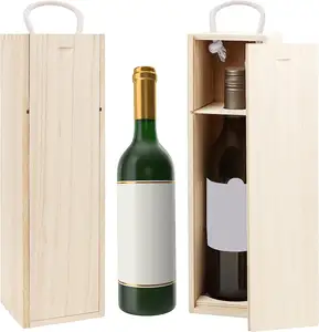 factory wholesale cheap decorative small shipping fancy wine orange beer fruit gift unfinished storage wooden crafts crate boxes