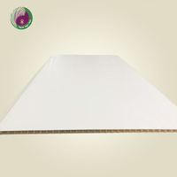 Panneau de plafond en PVC imperméable pour salle de bain, installation facile, décoration de chambre à coucher, panneau de plafond en PVC blanc