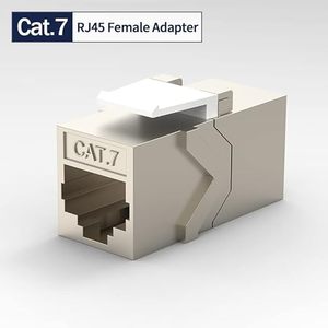 CAT 7 RJ45 en línea acoplador Keystone <span class=keywords><strong>Jack</strong></span>, blindado hembra a hembra - Product Image 4