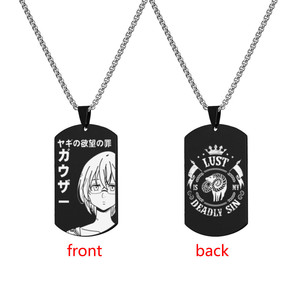 <span class=keywords><strong>Anime</strong></span> los siete pecados <span class=keywords><strong>capitales</strong></span> collar Meliodas Elizabeth Liones colgante Halloween hombre mujer Cosplay Prop accesorios regalos - Product Image 6