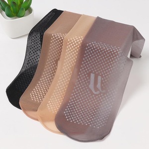 ถุงน่องคริสตัลซิลค์ 0D บางเฉียบ ยาวระดับน่อง ป้องกันการลื่น นวดฝ่าเท้า ระบายอากาศได้ดี สีพื้น ถุงเท้าผู้หญิง - Product Image 4