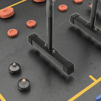 Barres de gymnastique en acier inoxydable robustes ChaoRan CR8221 avec logo personnalisé, support stable pour pompes, barres parallèles, parallettes, barres de pompes