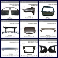 Puerta delantera LuckinAuto para Panel de puerta Jeep Compass 2011 2012 2013 2014 2015 2016 2017 OEM 68079386AC 68079387AC