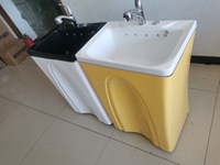 Équipement vétérinaire OSCAT EW028 Baignoire électrique en acrylique pour chien Baignoire de source chaude avec thérapie à l'ozone pour le toilettage des animaux de compagnie