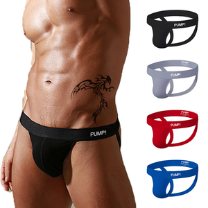 All'ingrosso mutande Sexy e traspiranti Sexy GAY cave Running Pump jockspalls Para Homens U cotone convesso a vita bassa biancheria intima da <span class=keywords><strong>uomo</strong></span> - Product Image 1