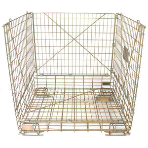 Contenitore a Rete Metallica Pieghevole Resistente, Vendita Calda per Stoccaggio in Magazzino - Product Image 4