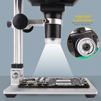 Insider Microscope Portable 7 Inch Digital Microscope Scanning Electron Microscope Microscopio Electronique for Mobile Repair
