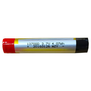 DTP 13700 rechargeable cylindrical battery lipo <span class=keywords><strong>3</strong></span>,7 V 1100 mAh - Product Image 4