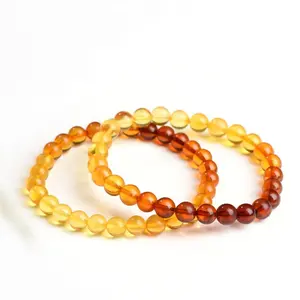 YZ Jewelry Hot Selling Oval/Round Shape Cabochon Amber Beads Baltic Natural Gemstone beads Loose Gemstone for Jewelry making