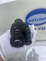 Monoculaire de vision nocturne thermique non refroidi 25 mm 640x512 étanche IPX67 pour la chasse, grossissement 4x, portée 600 m, à clipser sur la tête
