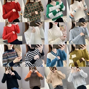 Fabricante Mayorista de Cárdigans Personalizados para Mujer, Suéter de Lana, Camisa de <span class=keywords><strong>Manga</strong></span> Murciélago para Otoño e Invierno, <span class=keywords><strong>Chaqueta</strong></span> de <span class=keywords><strong>Punto</strong></span> con Estampado Moderno - Product Image 2