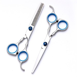 Hairdressing Scissors Stainless Steel Thinning Shears Straight Head Long Handle Beauty Use Y5 - Product Image 1