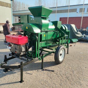 Tractor de Cuatro Ruedas, Modelo Diésel, Máquina Trilladora de Soja y Sorgo, Equipo Agrícola Multifuncional Ecológico - Product Image 3