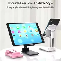 Support de Téléphone Portable et de Tablette de Bureau, Réglable en Hauteur, Accessoire Mobile