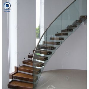 Escalier intérieur personnalisé Prima, escalier moderne en spirale, escalier circulaire pour villa, escalier en fer de luxe en spirale de Foshan - Product Image 2