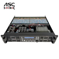 Amplificateur de puissance numérique professionnel DSP10KQ-PFC 4 canaux 10000W avec PFC actif