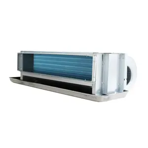 Unidad de bobina de ventilador de agua refrigerada Industrial, Unidad de bobina de ventilador Horizontal