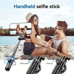 Versión magnética Selfie Stick trípode para teléfono móvil agarre extensible soporte de teléfono plegable con <span class=keywords><strong>Control</strong></span> <span class=keywords><strong>remoto</strong></span> para Vlog Live - Product Image 3