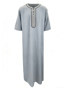 Jubbah, <span class=keywords><strong>Jalaba</strong></span>, Kandura, Gandura, Kaftan, Thobe, Boubou, Jalabiyas, Gandoura pour hommes arabes, Thobe pour hommes musulmans, Thobes marocaines, Robe islamique - Product Image 2