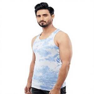 Cheap Selling Wholesale Custom <b>Men</b> Tank Top Durable Active Wear Eco-Friendly Polyester/Cotton Casual Quick Dry Breathable Vest - Product Image 1