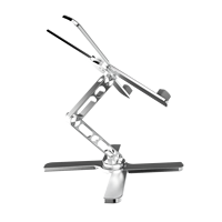 Support pour ordinateur portable rotatif à 360 degrés réglable Support en aluminium pliable pour ordinateurs portables et tablettes de 10 à 17 pouces