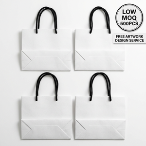 Bolsas de Papel para Semillas Reciclables al por Mayor con Asas, Bolsas de Embalaje para Bebidas Personalizadas para Restaurantes y Comercios Minoristas - Product Image 6