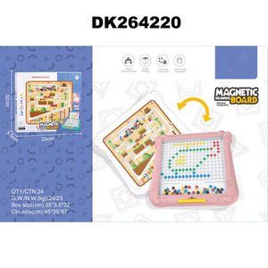 Erken eğitim manyetik yapı taşı masa bulmaca çift taraflı çocuklar çizim kurulu - Product Image 5